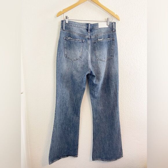 Revolve Pistola Stevie High Waist Flare Jeans in the color Seneca. 29 - Picture 6 of 13